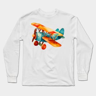 Watercolor Children Toy #1 Long Sleeve T-Shirt